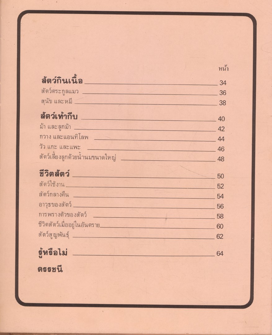 สารานุกรมเยาวชน นานาความรู้ชุดที่ 1 สัตว์เลือดอุ่น