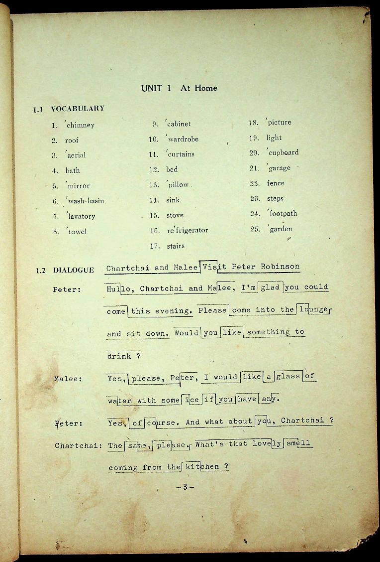 SOCIAL ENGLISH : A PICTORIAL GUIDE TO STUDENTS OF ENGLISH IN THAILAND