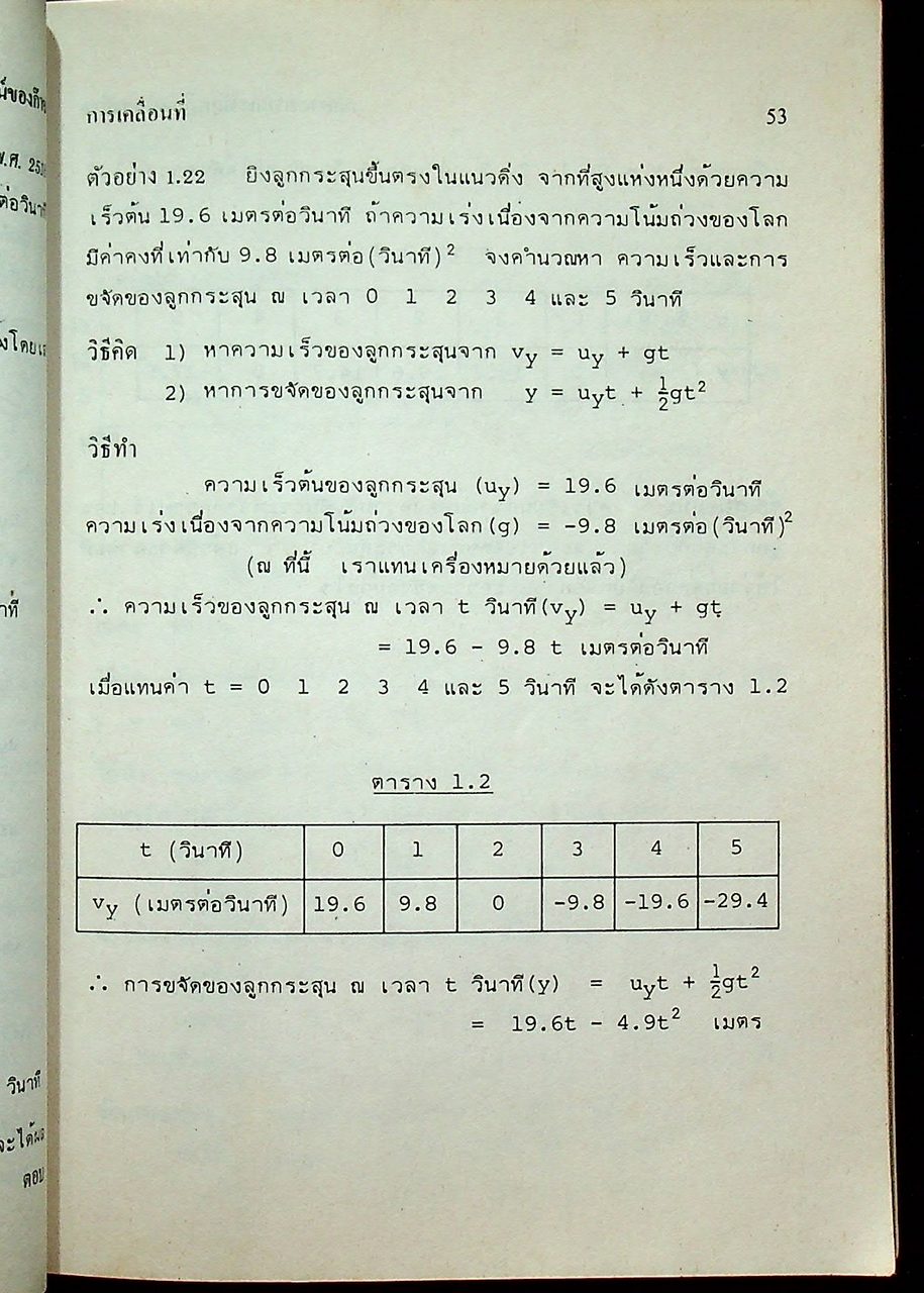 กลศาสตร์ และทฤษฎีจลน์ของก๊าซ