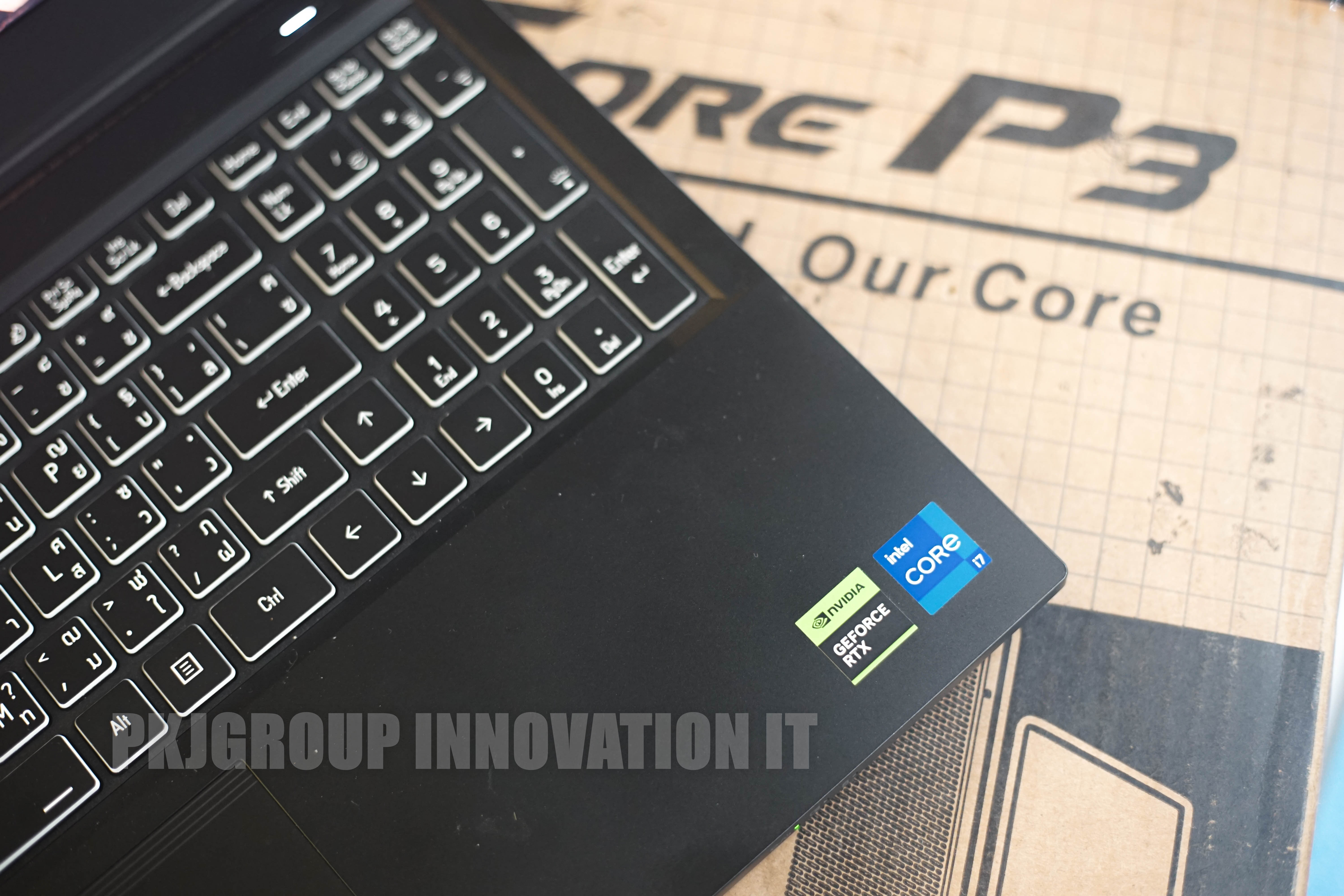 โน๊ตบุ๊คเล่นเกมมือสอง Gigabyte G5 KF5-H3TH393KH i7-13620H RAM 16 GB M.2 512 GB RTX4060