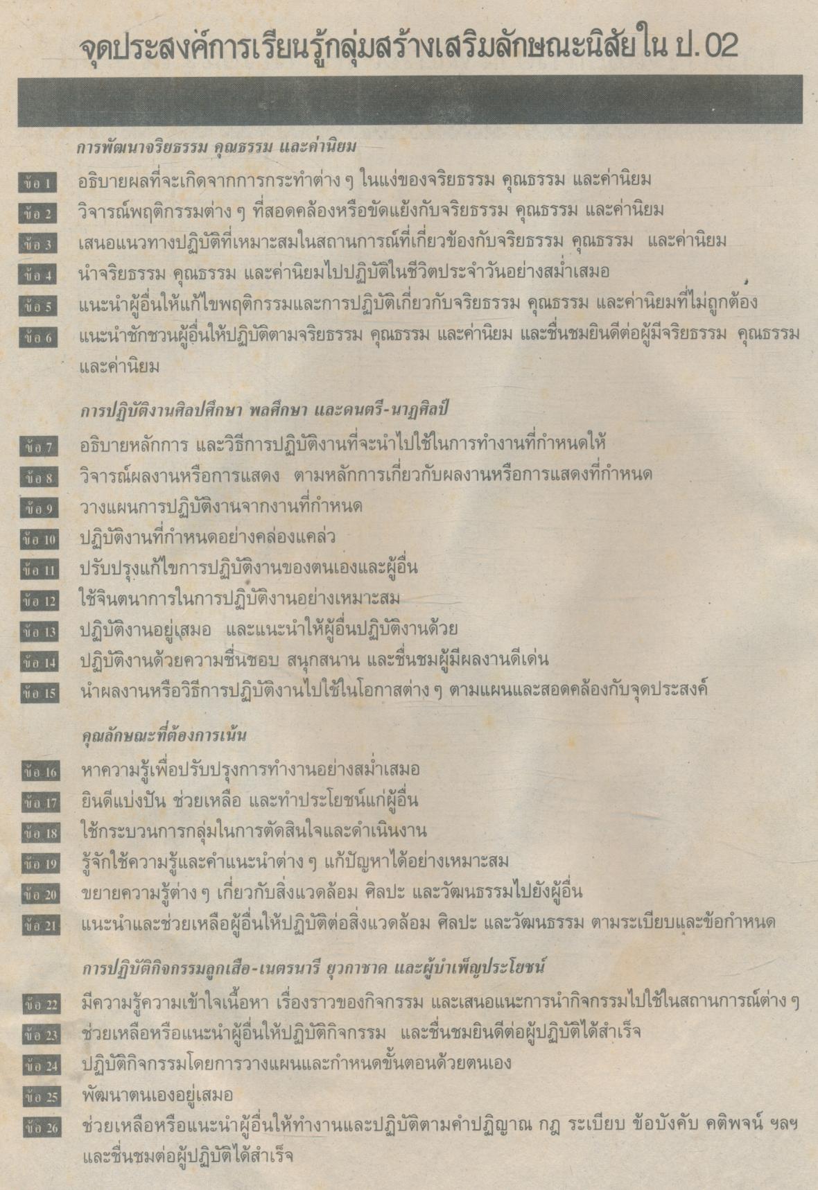 คู่มือครู-เฉลย หนังสือเรียนกลุ่มสร้างเสริมลักษณะนิสัย สลน. ป.5 ชั้นประถมศึกษาปีที่ 5