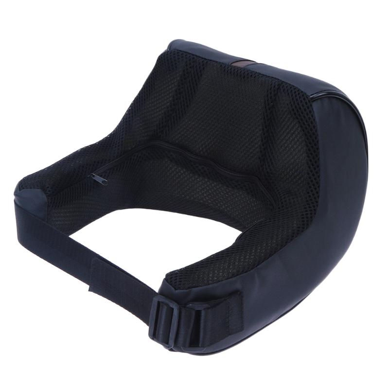 หมอนรองคอในรถ หนังสีดำ Car Neck Pillow