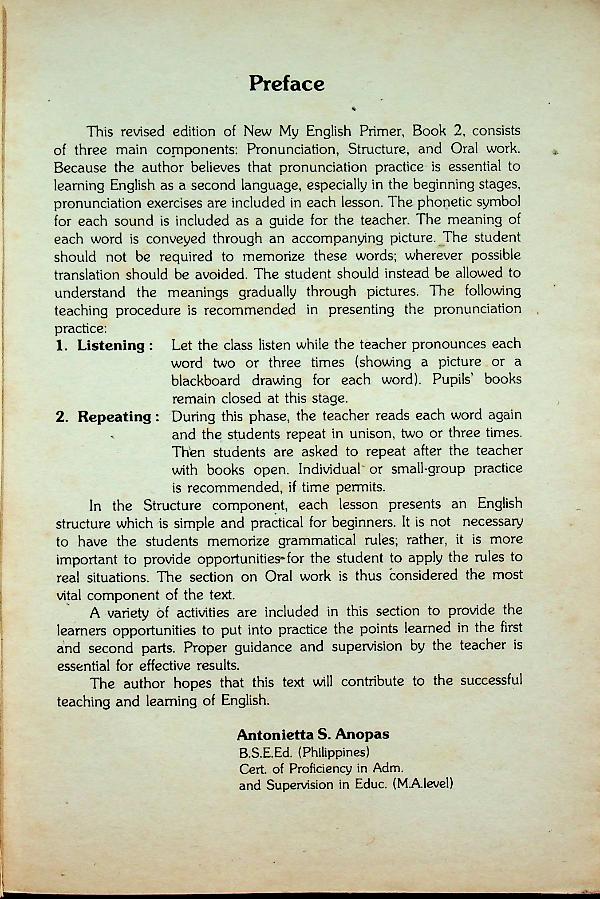 NEW MY ENGLISH PRIMER BOOK 2