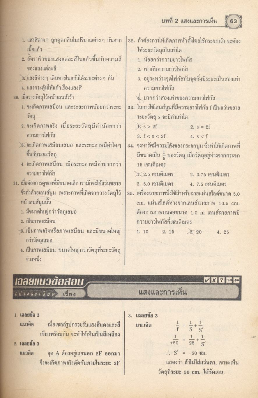 คู่มือเตรียมสอบ ฟิสิกส์ ม.4-5-6 กลุ่มสาระการเรียนรู้วิทยาศาสตร์ พื้นฐาน & เพิ่มเติม