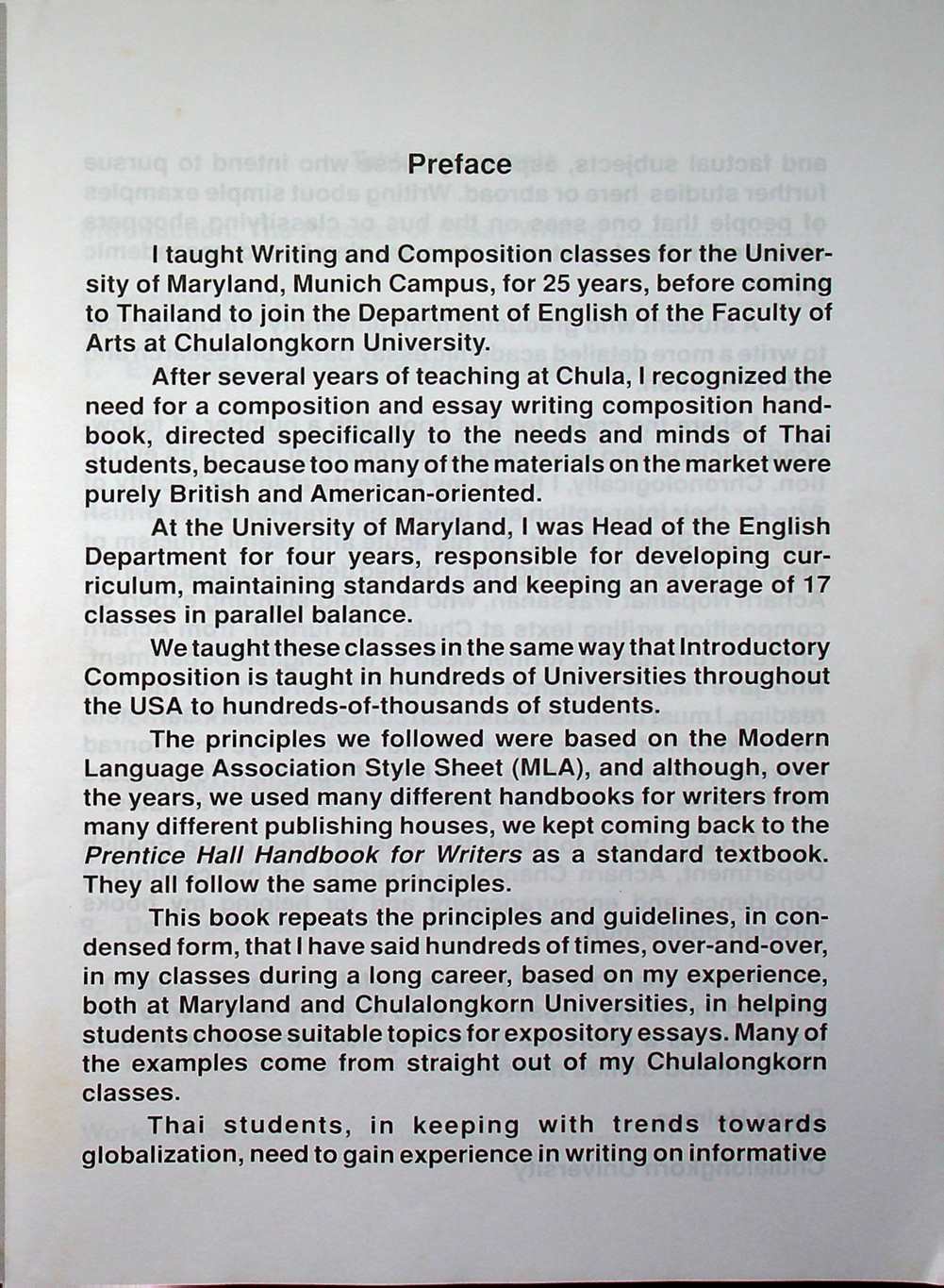 Explaining in English เรียงความภาษาอังกฤษสำหรับนิสิตนักศึกษาไทย