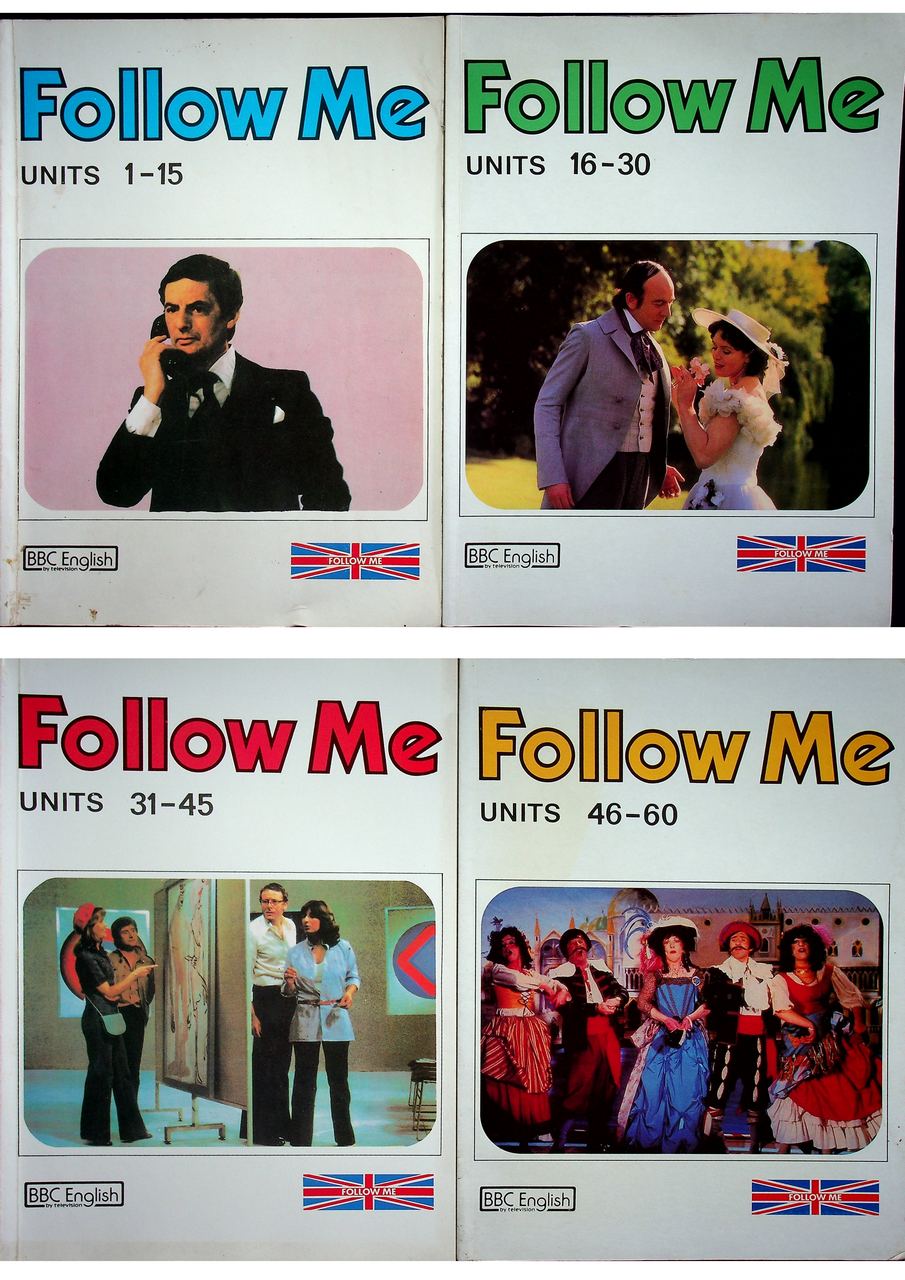 Follow Me BOOK 1-2-3-4 ภาษาอังกฤษหลักสูตรการสื่อความหมายทางภาษา (ครบชุด 4 เล่ม) ไม่มีม้วนเทป