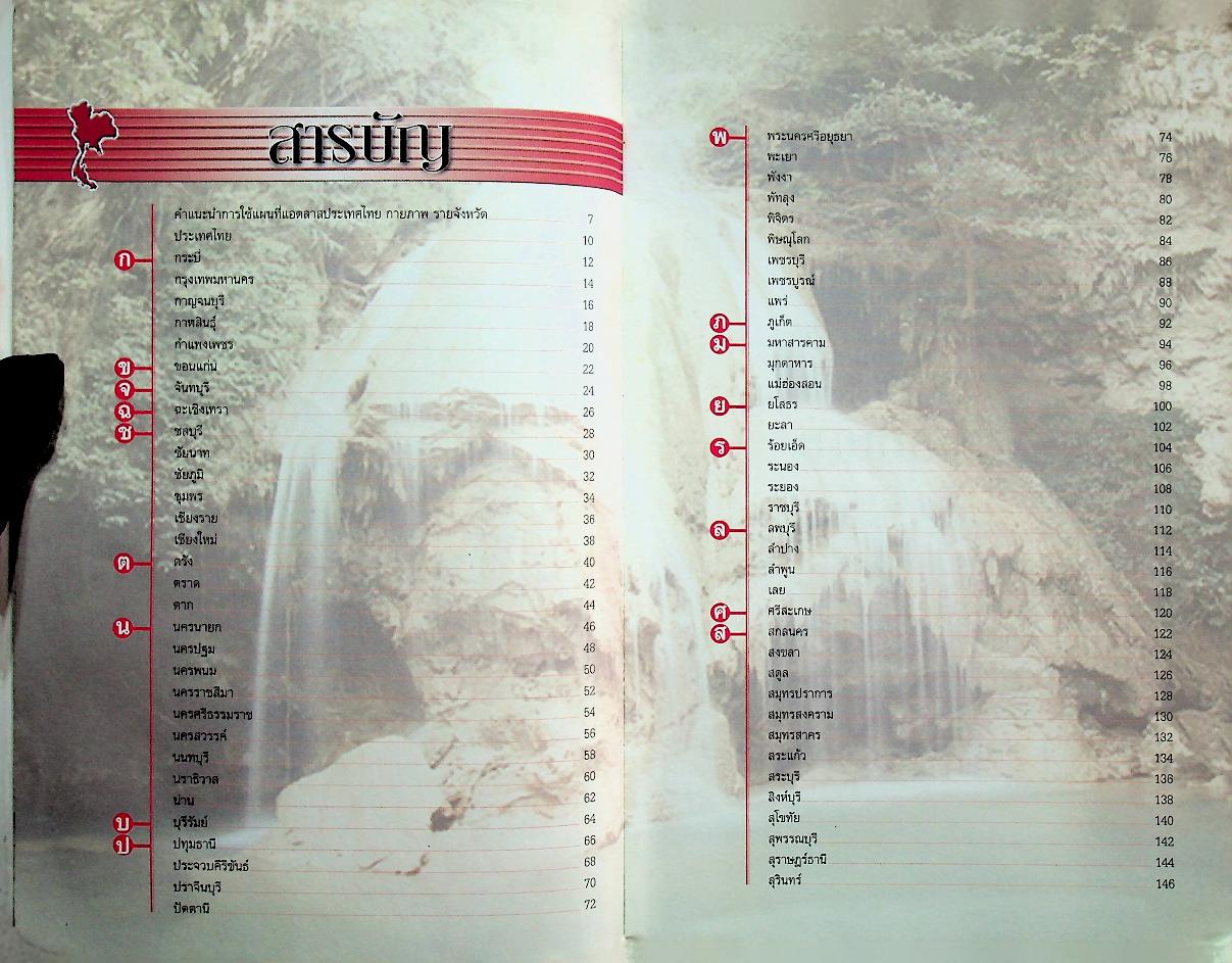 แอตลาสประเทศไทย กายภาพ รายจังหวัด