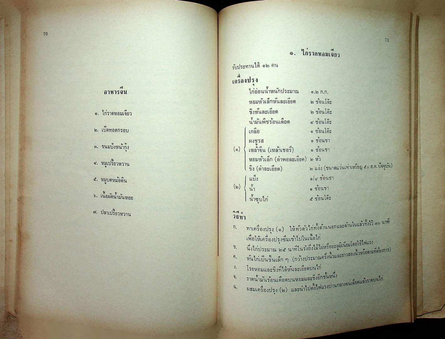 YWCA 1974 ASIAN COOK BOOK ในเล่มมีตำราอาหารหลายเชื้อชาติ