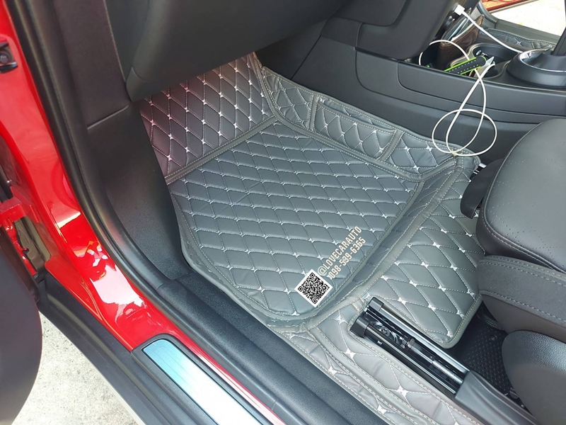 พรมปูพื้นรถยนต์ 6D MINI COUNTRYMAN (F60) สีเทา