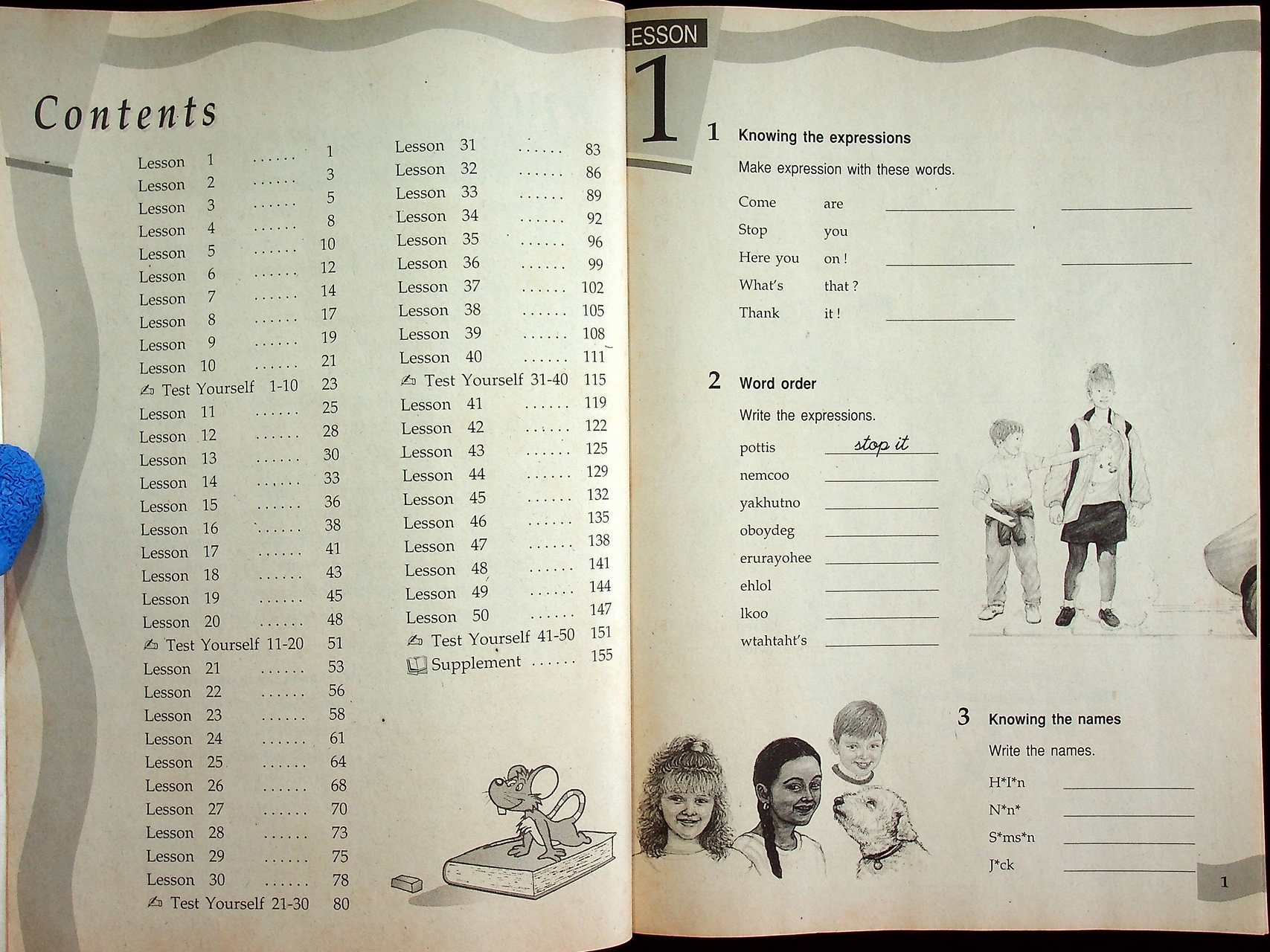 WORKBOOK COMPASS 1 รายวิชา อ 011 - อ 012 ภาษาอังกฤษหลัก 5-6 ระดับมัธยมศึกษาตอนต้น