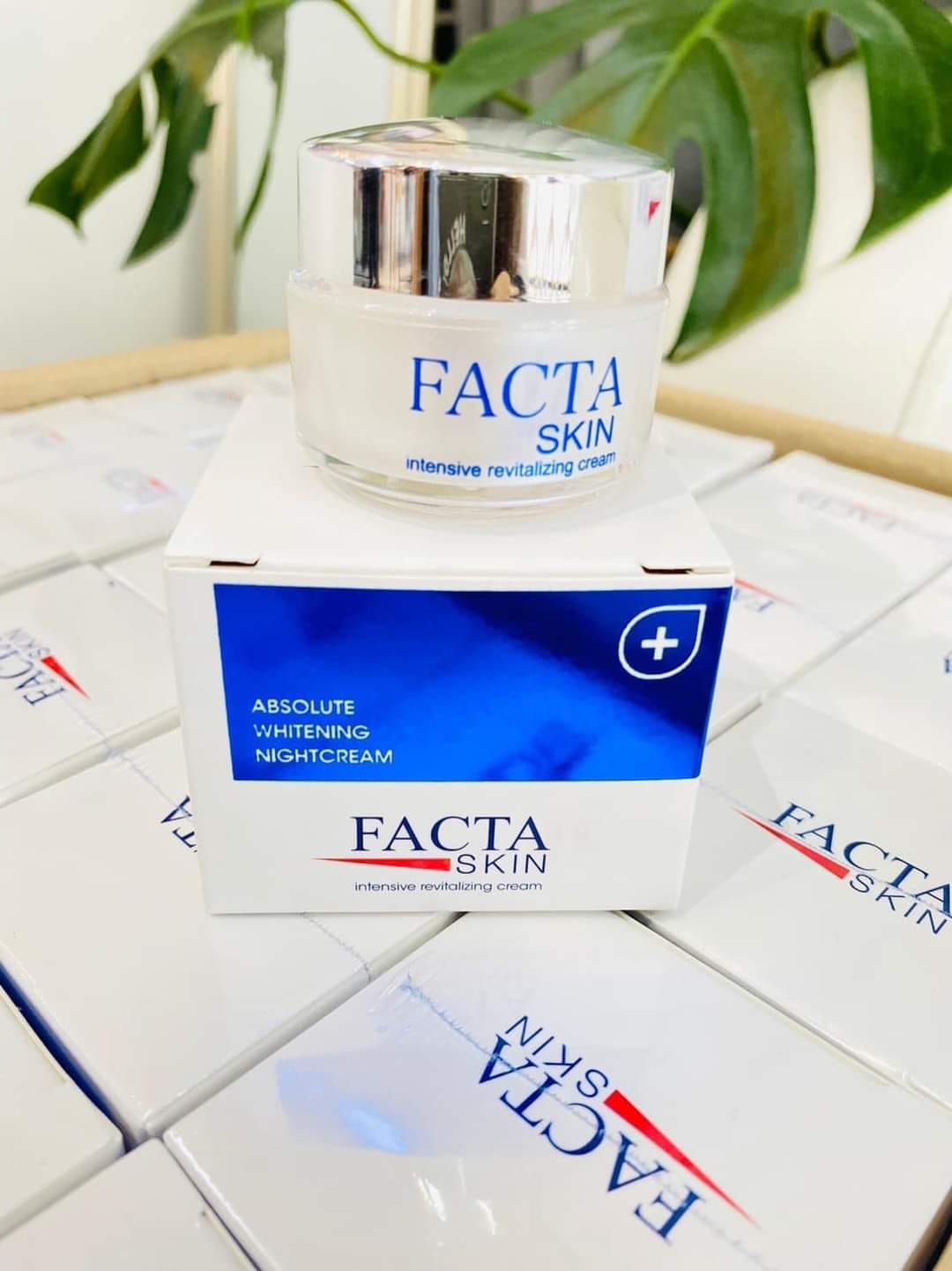 ครีมเฟคต้า แพคเกจใหม่ ลดสิว สกินไวน์เทนนิ่งไนท์ครีมของแท้
