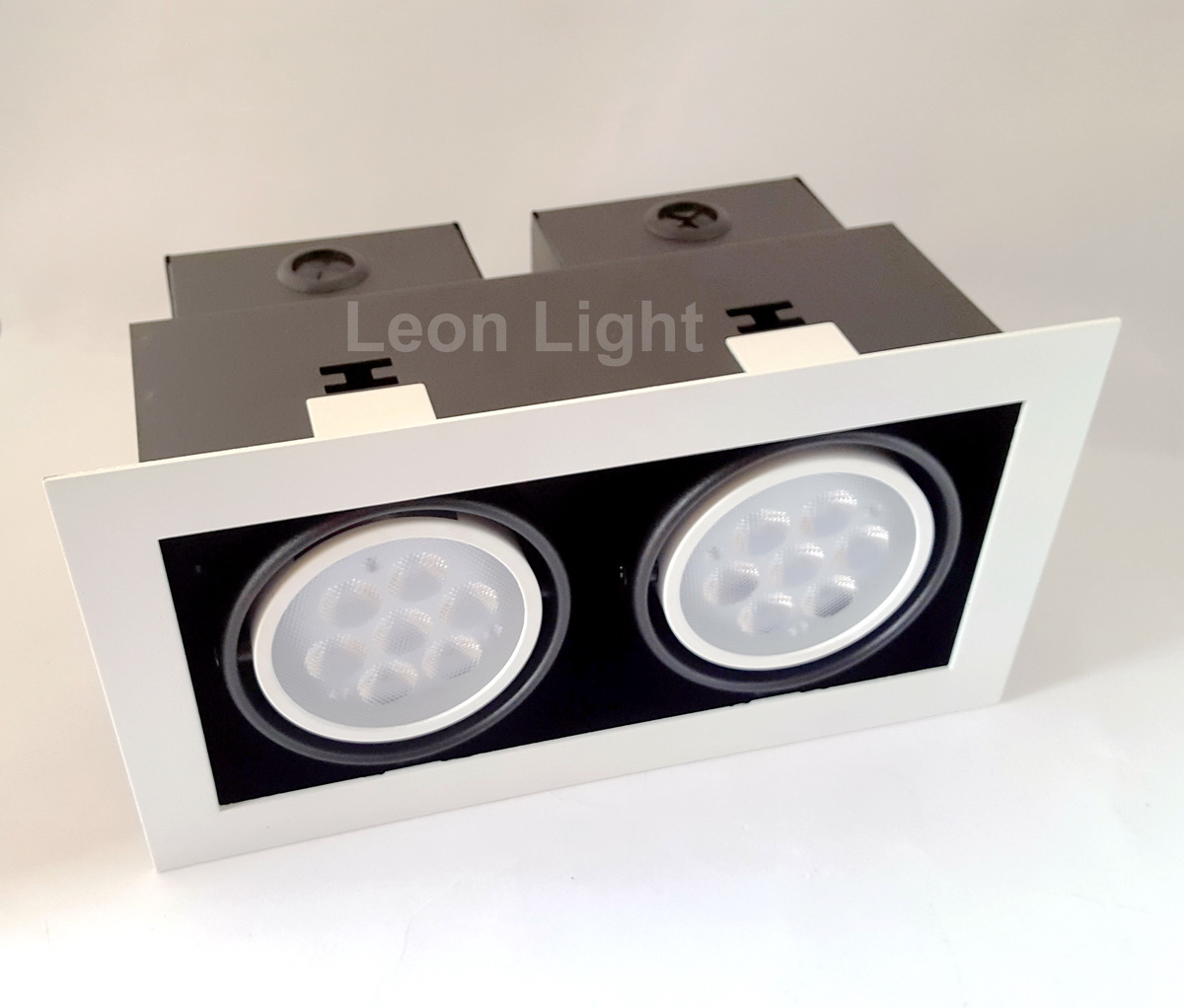 โคมไฟ ดาวไลท์ฝังฝ้า ปรับมุมDownlight Recess LED 2x8w รุ่นGDL08WH