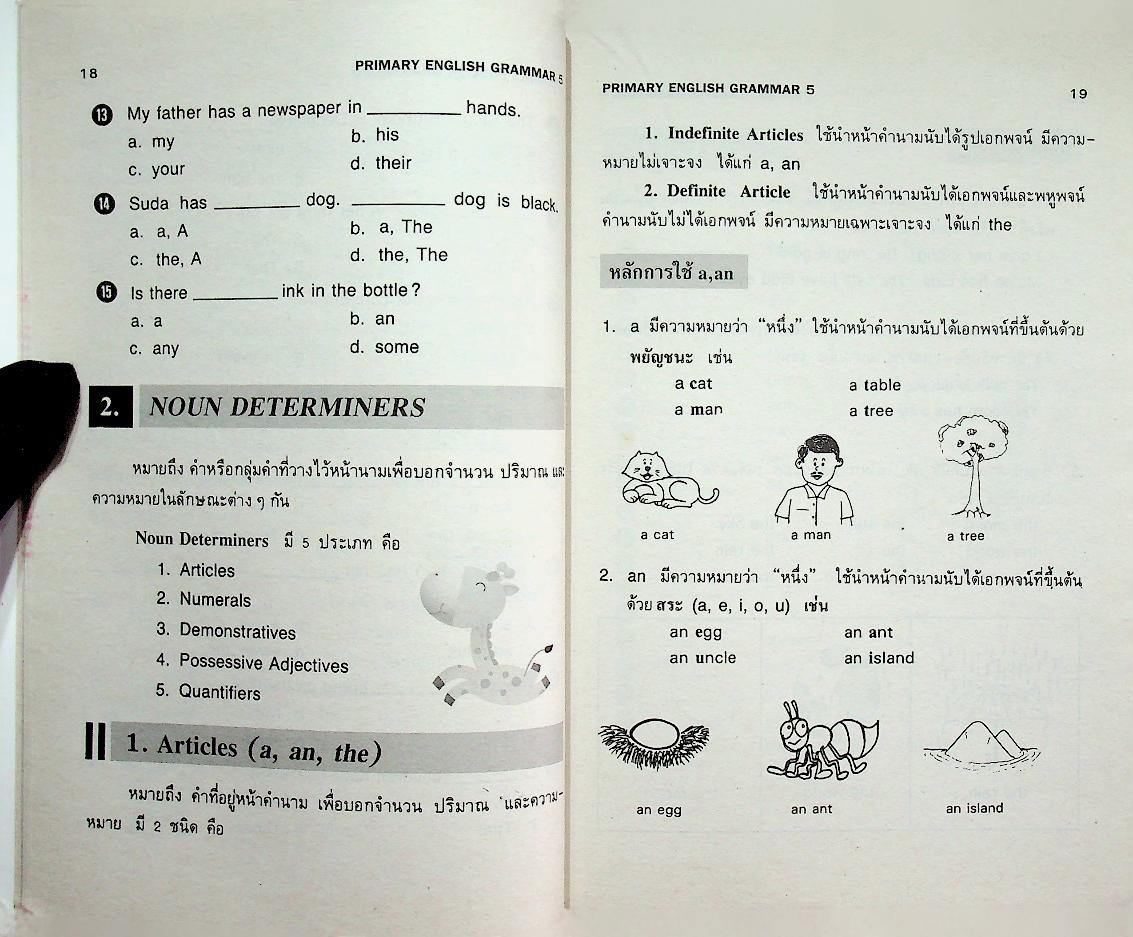 PRIMARY ENGLISH GRAMMAR PRATOM 5