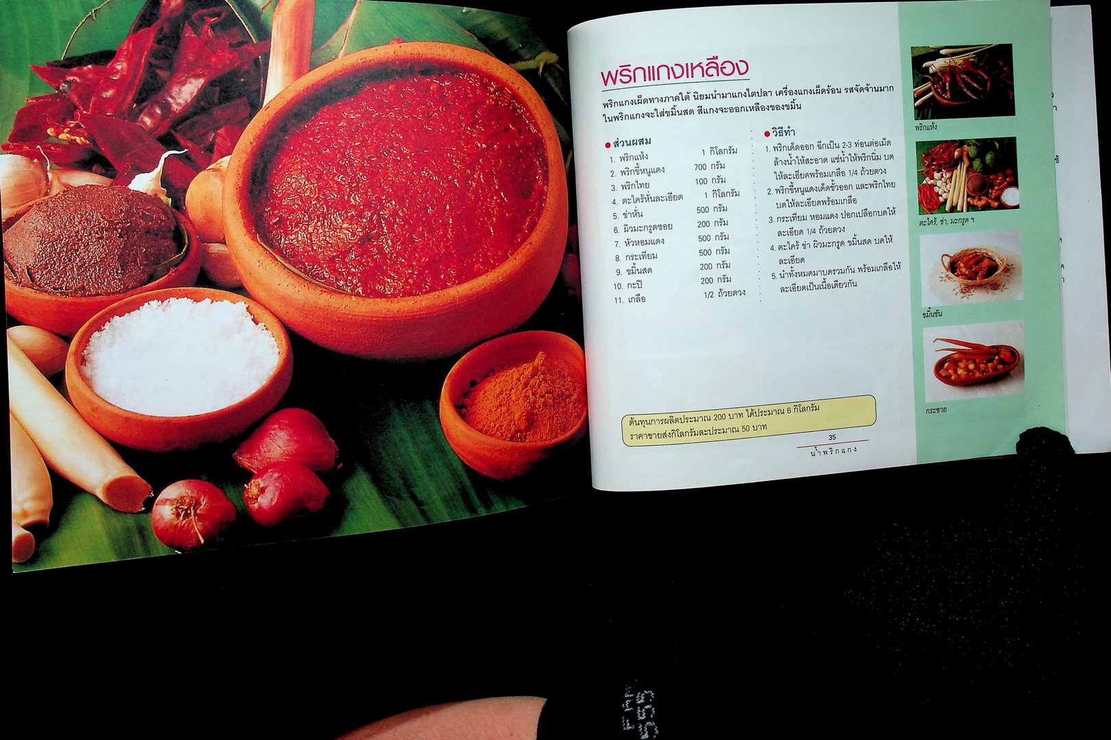 น้ำพริกแกง อุตสากกรรมในครังเรือน