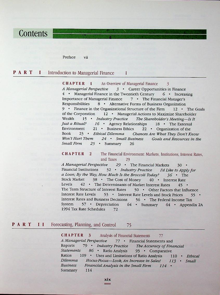 ESSENTIALS OF MANAGERIAL FINANCE