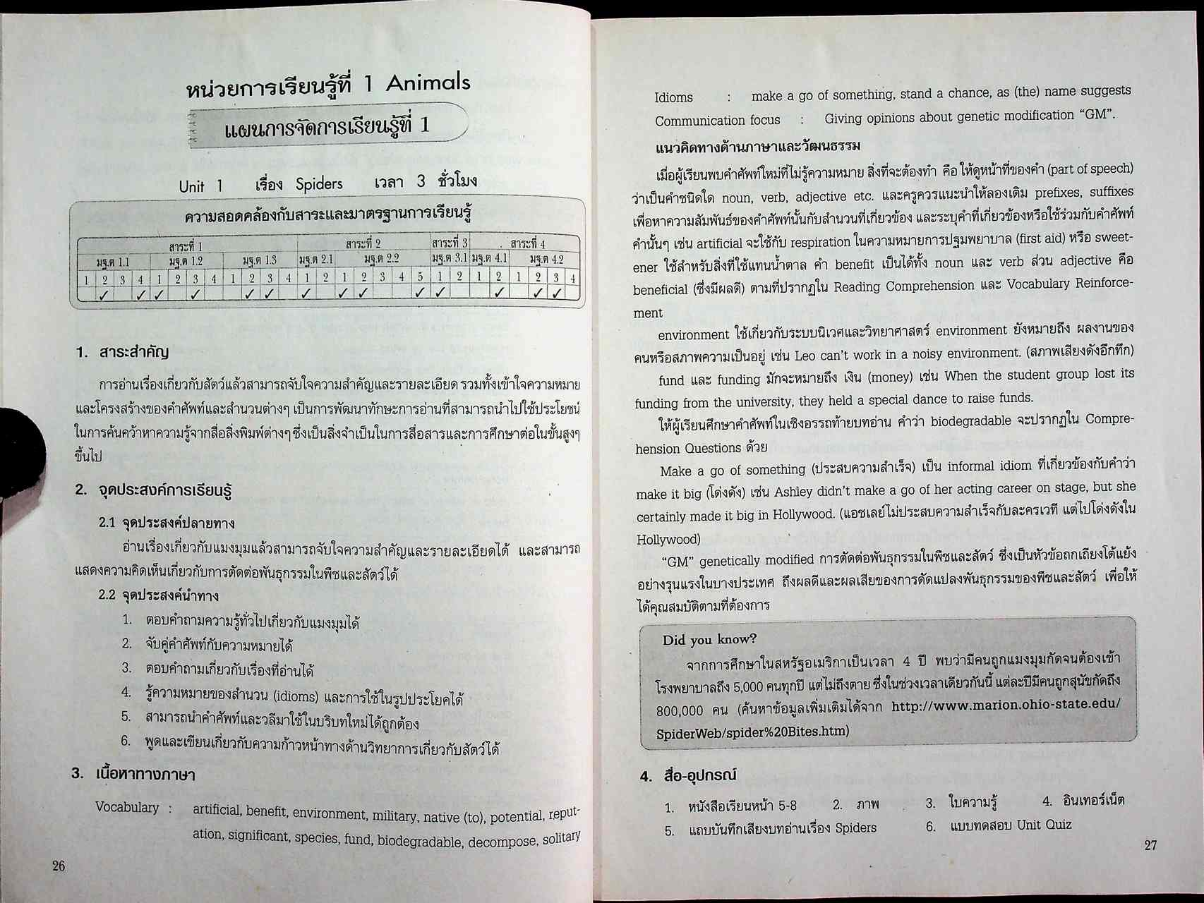 คู่มือการจัดการเรียนรู้ สาระการเรียนรู้เพิ่มเติมภาษาอังกฤษ พัฒนาการอ่าน Target Readings 3 ช่วงชั้นที่ 3 ชั้นมัธยมศึกษาปีที่ 3