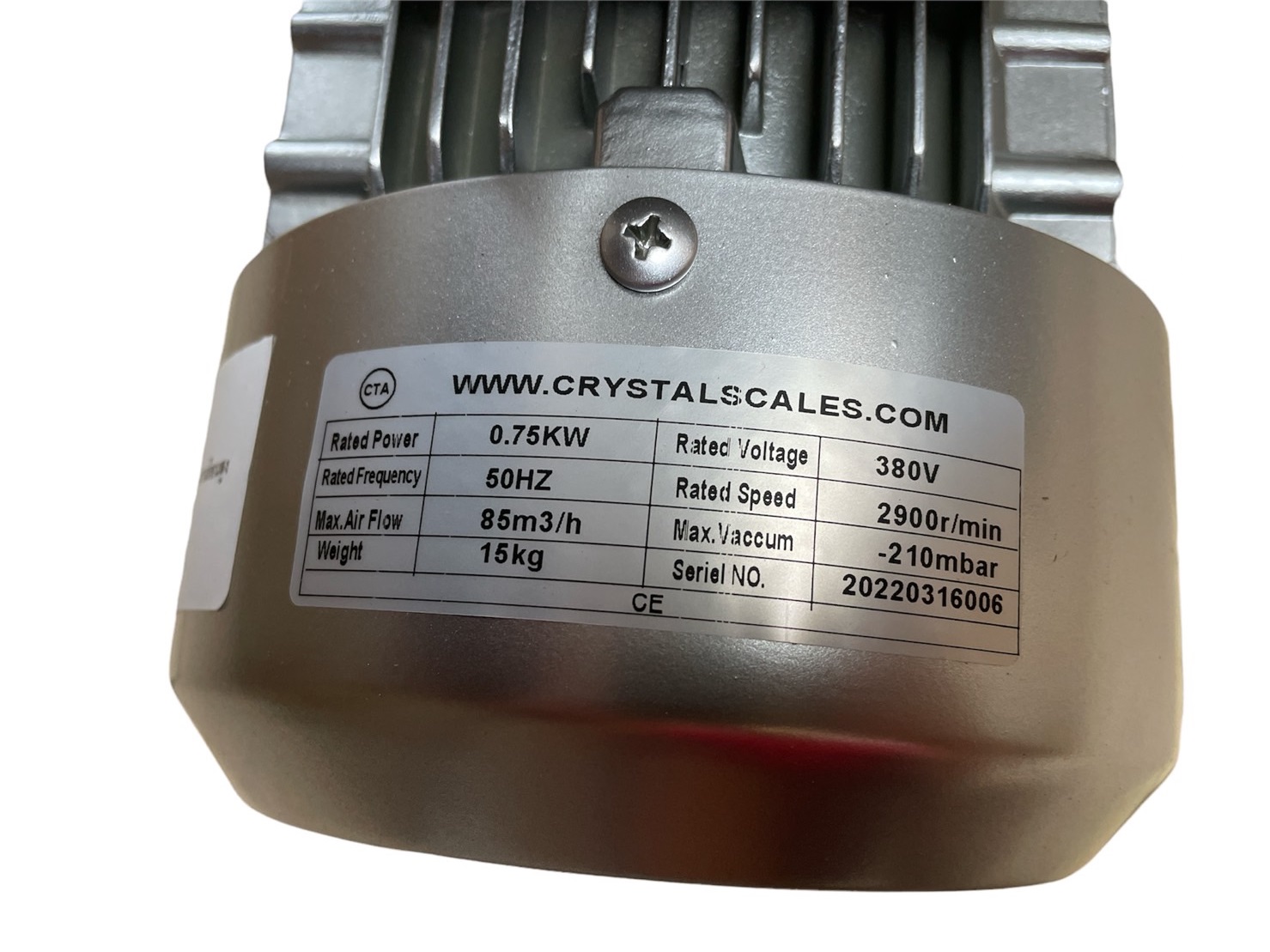 Ring blower double state 0.74 KW 380 1 แรงม้า ปั๊มริงโบลเวอร์แบบ2 ใบพัดให้แรงลมดูดหรือเป่าสูงใช้ดูดจับชิ้นงานหรือเป่าลมในบ่อบำบัดน้ำเสีย