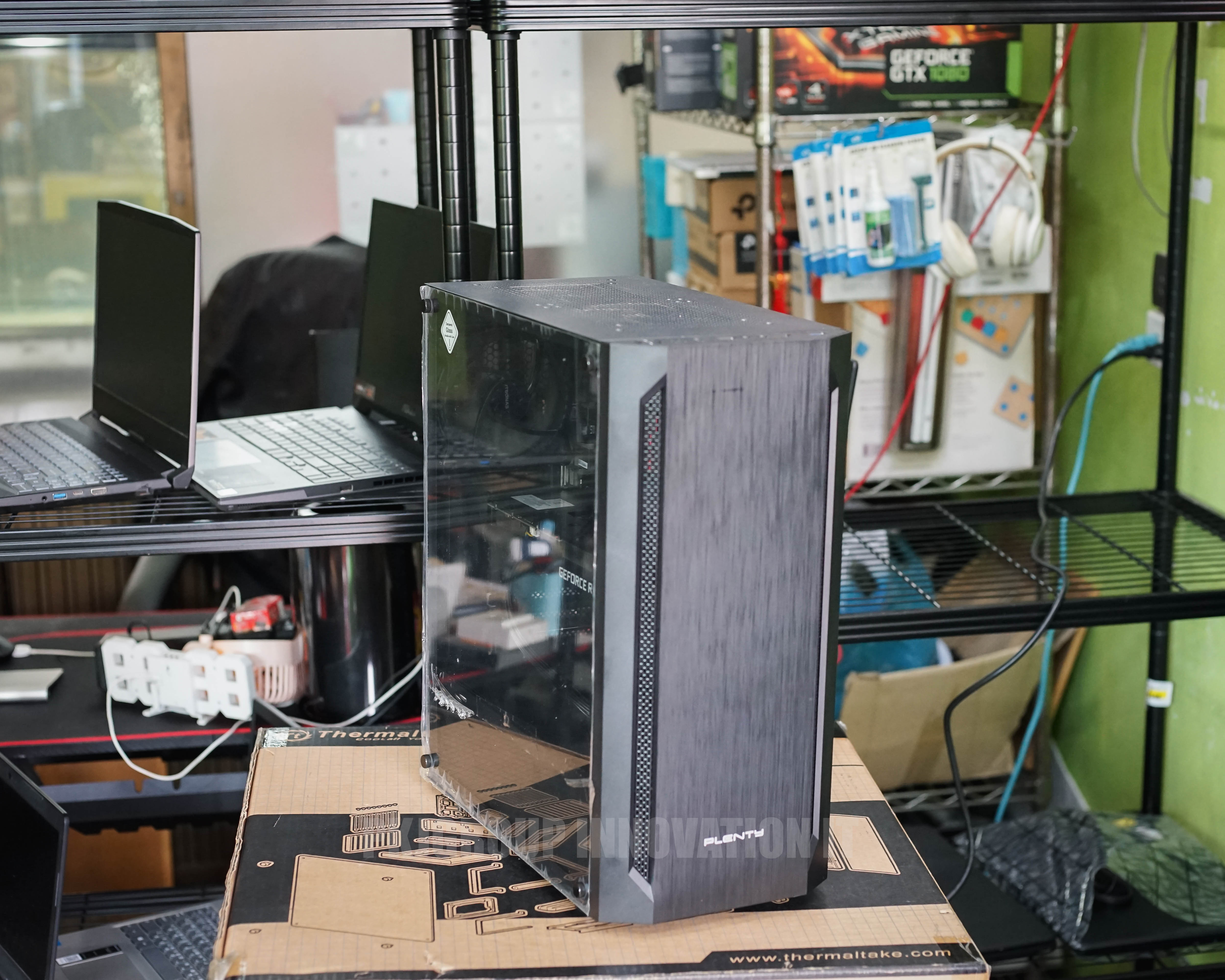 คอมเล่นเกมมือสอง Plenty i5-10400 RAM PNY 16GB PNY RTX 3060 Ti SSD 240 GB