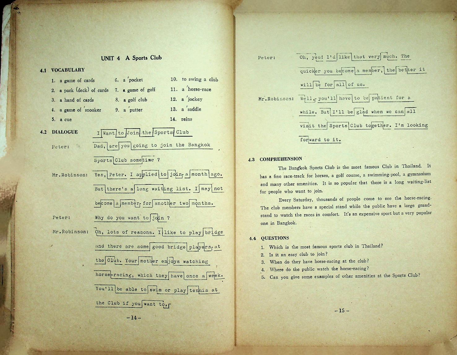 SOCIAL ENGLISH : A PICTORIAL GUIDE TO STUDENTS OF ENGLISH IN THAILAND