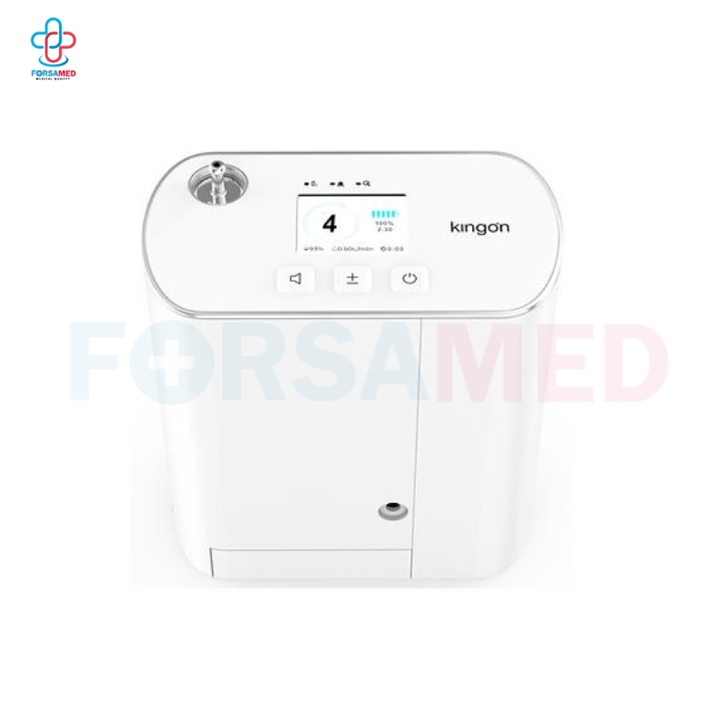 เครื่องผลิตออกซิเจน แบบพกพา Kingon P2-S4 (รับประกัน 3 ปี, มีเครื่องสำรองระหว่างซ่อม)