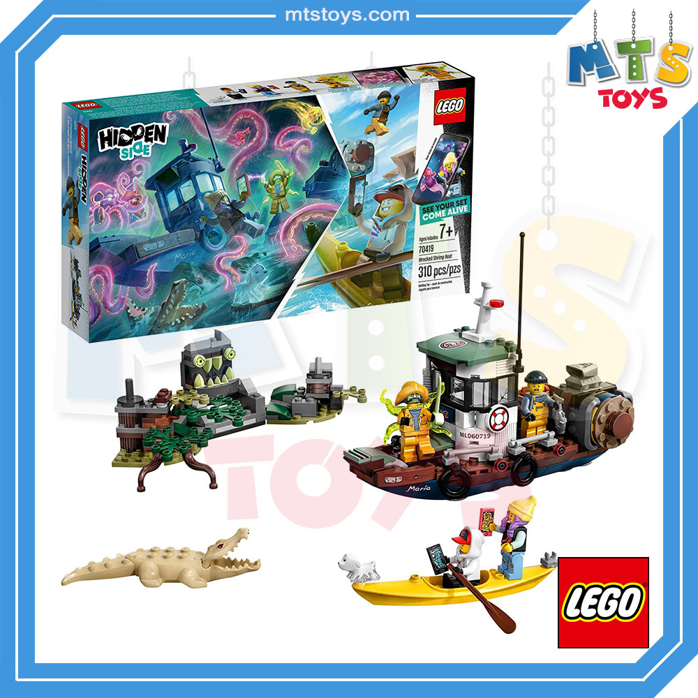 **MTS Toys**เลโก้ Lego Hidden Side 70419 : Wrecked Shrimp Boat
