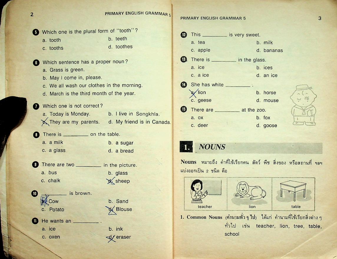 PRIMARY ENGLISH GRAMMAR PRATOM 5