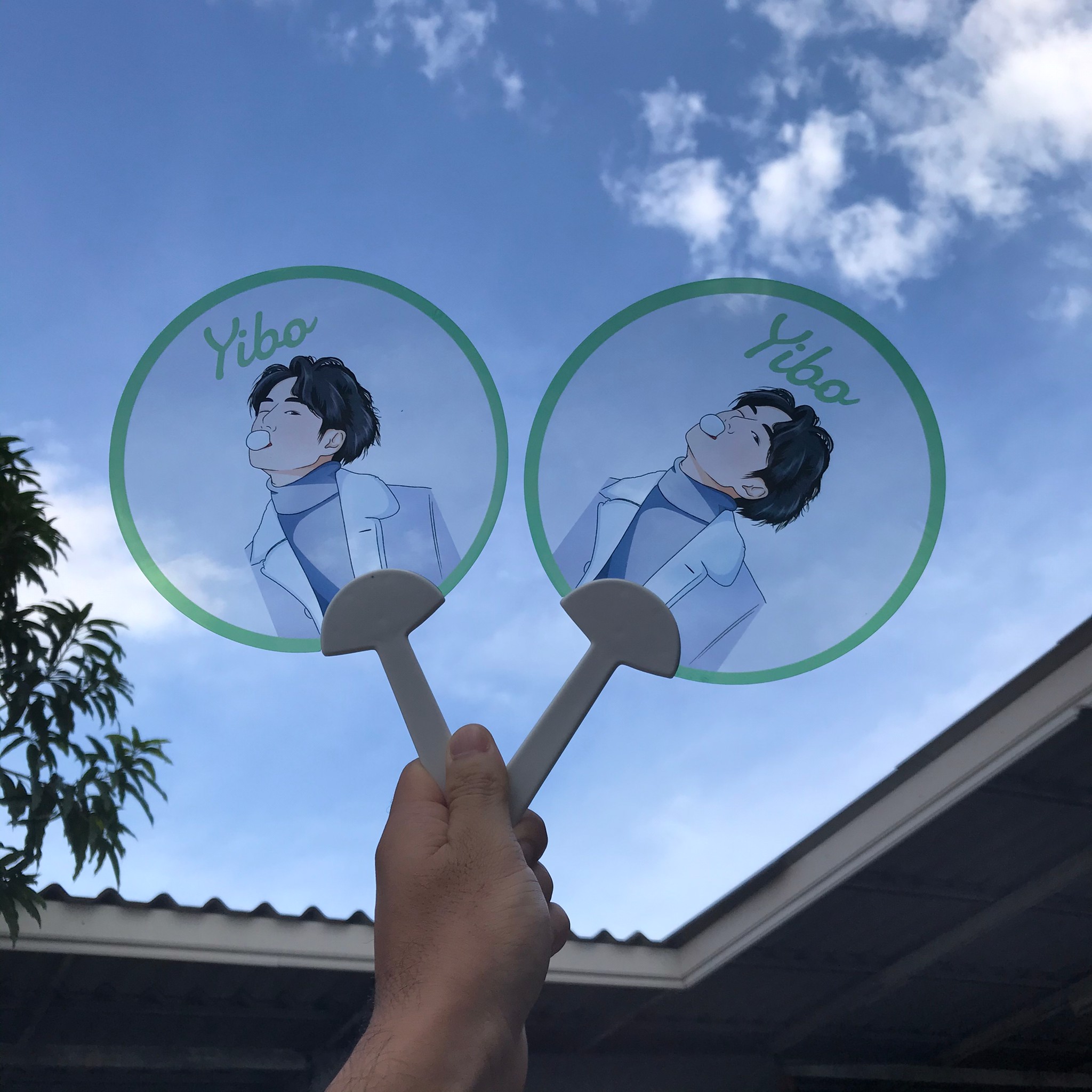 ทำพัดใส พัดใส พัดใสวงกลม