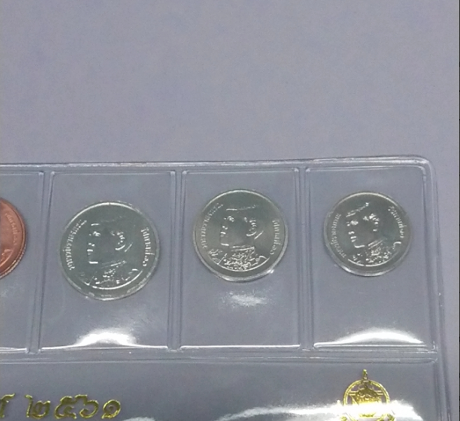 ที่คั่นหนังสือชุดเหรียญ ร10 (ชุด 9 เหรียญ) แพคกรม 2561