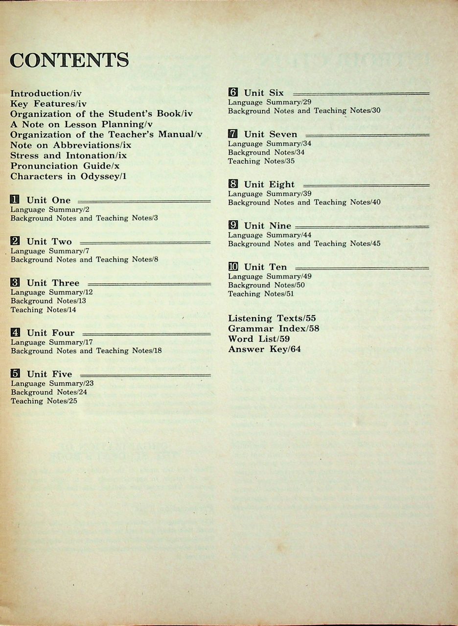 หนังสือคู่มือครูภาษาอังกฤษ รายวิชา อ 513 - อ 514 วิชาหลัก 3-4 ODYSSEY ชั้นมัธยมศึกษาปีที่ 5