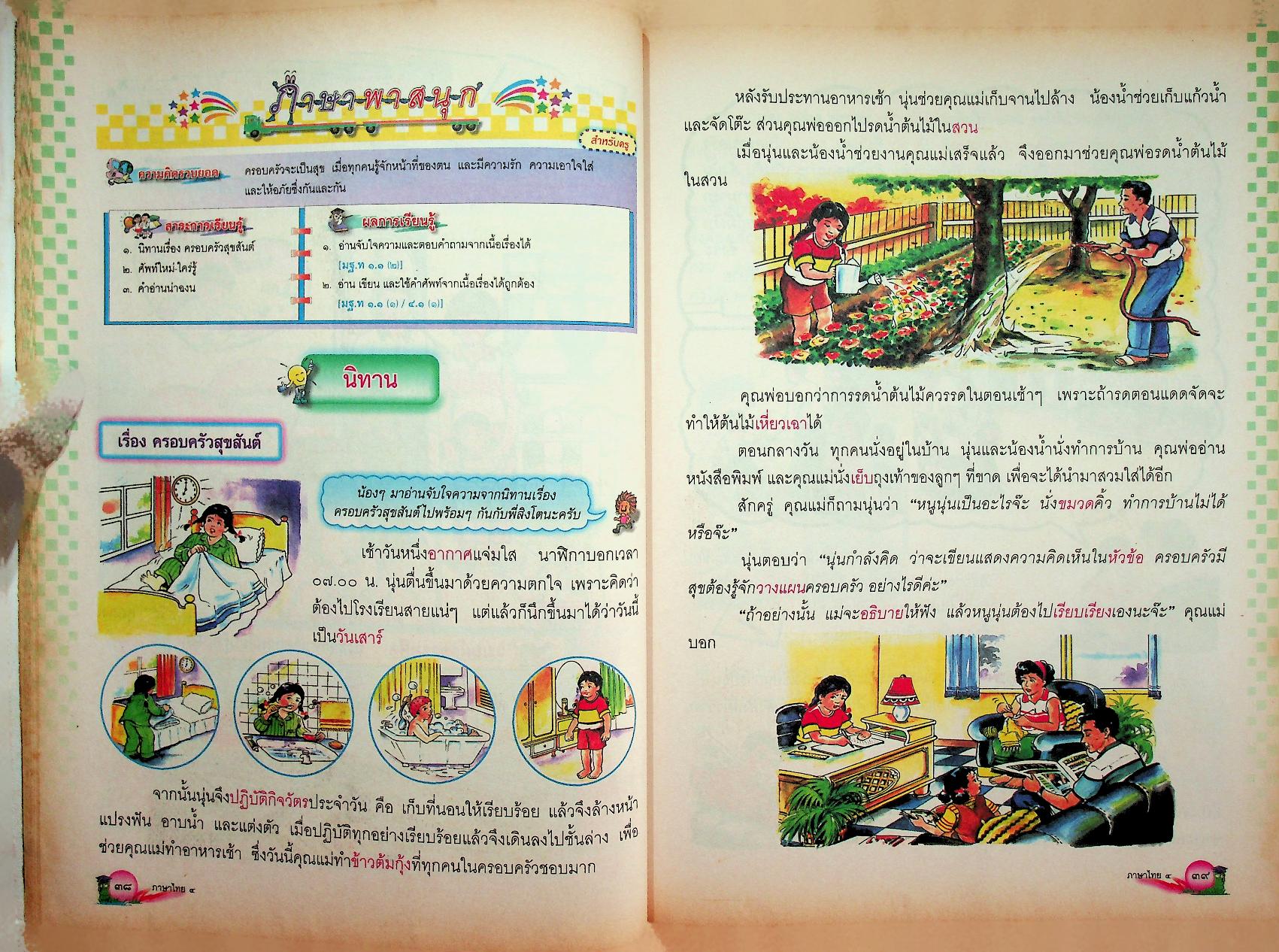 หนังสือเรียน สาระการเรียนรู้พื้นฐาน กลุ่มสาระการเรียนรู้ ภาษาไทย ป.๔ ช่วงชั้นที่ ๒