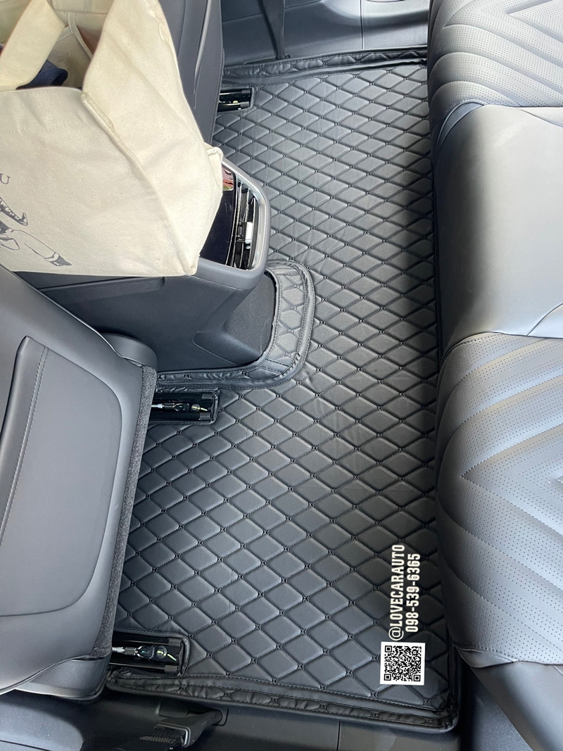 พรมรถยนต์ 6D Changan Deepal L07 พรม6D สีดำด้ายดำ