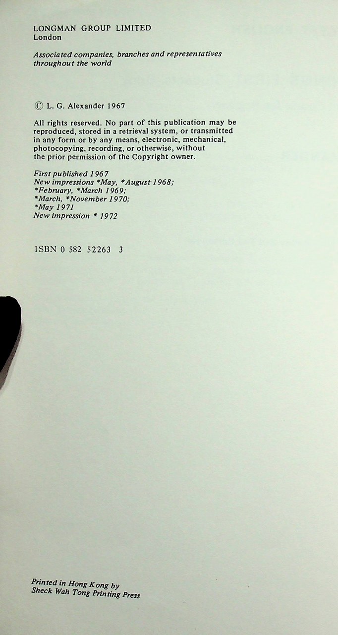 FIRST THINGS FIRST STUDENTS' BOOK An Integrated Course for Beginners