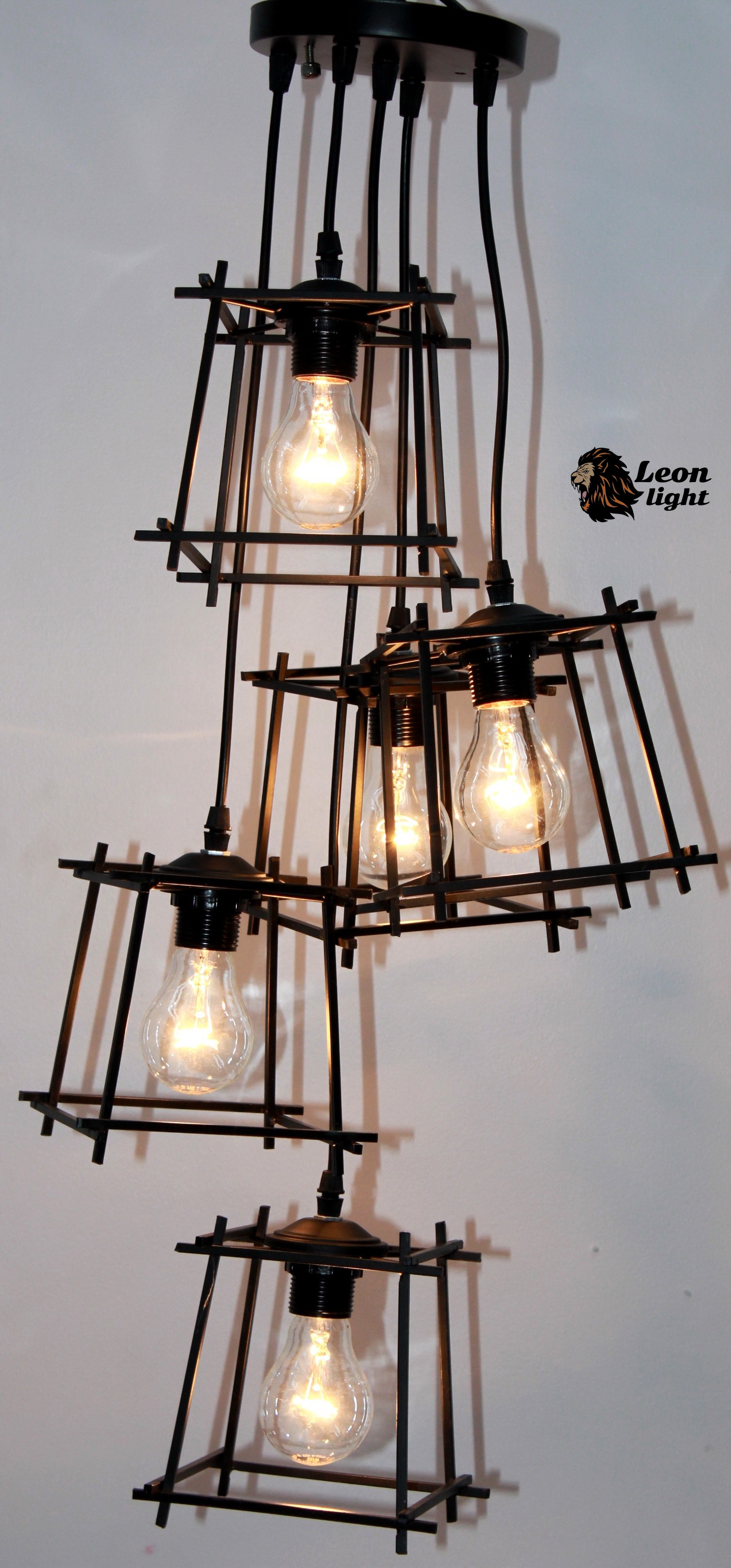 โคมไฟวินเทจ Loft (ลอฟท์) G-087/5-BK