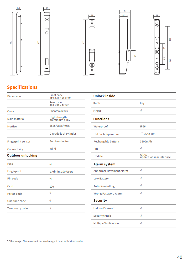 Lenovo L1F Aluminum Lock