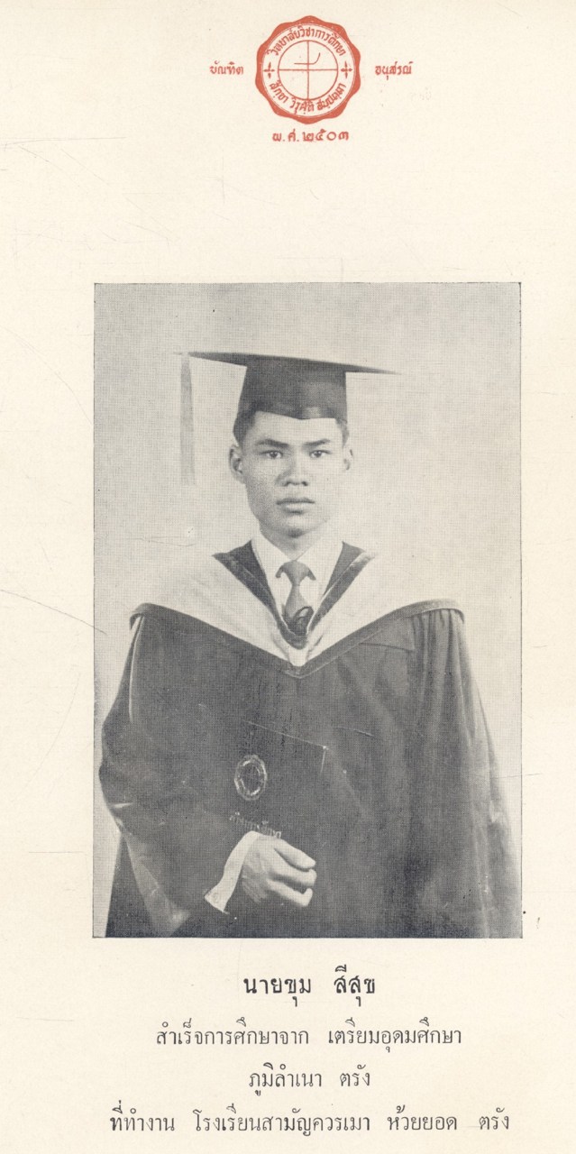 บัณฑิตอนุสรณ์ วิทยาลัยวิชาการศึกษา บางแสน