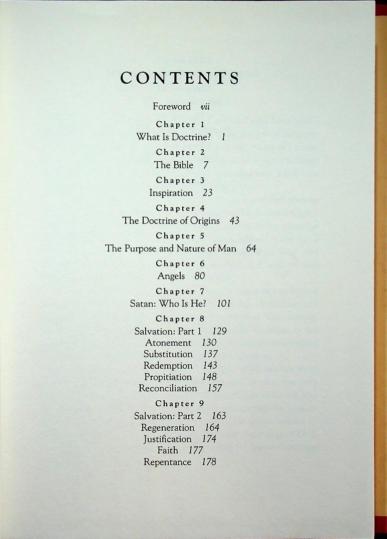 DOCTRINE FOR DIFFICULT DAYS