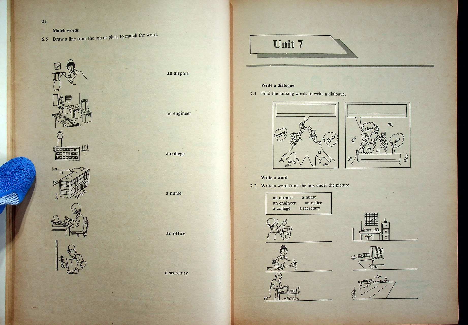 WORKBOOK ENGLISH RIGHT FROM THE START BOOK 1 รายวิชา อ 021 - อ 022 เสริมทักษะ 1-2 ชั้นมัธยมศึกษาปีที่ 1 (ม.1)