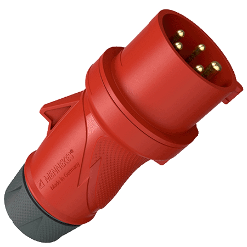 MENNEKES 13520 (รหัสเดิม 4) ปลั๊กตัวผู้ (3P+N+E) 32A 400V IP54