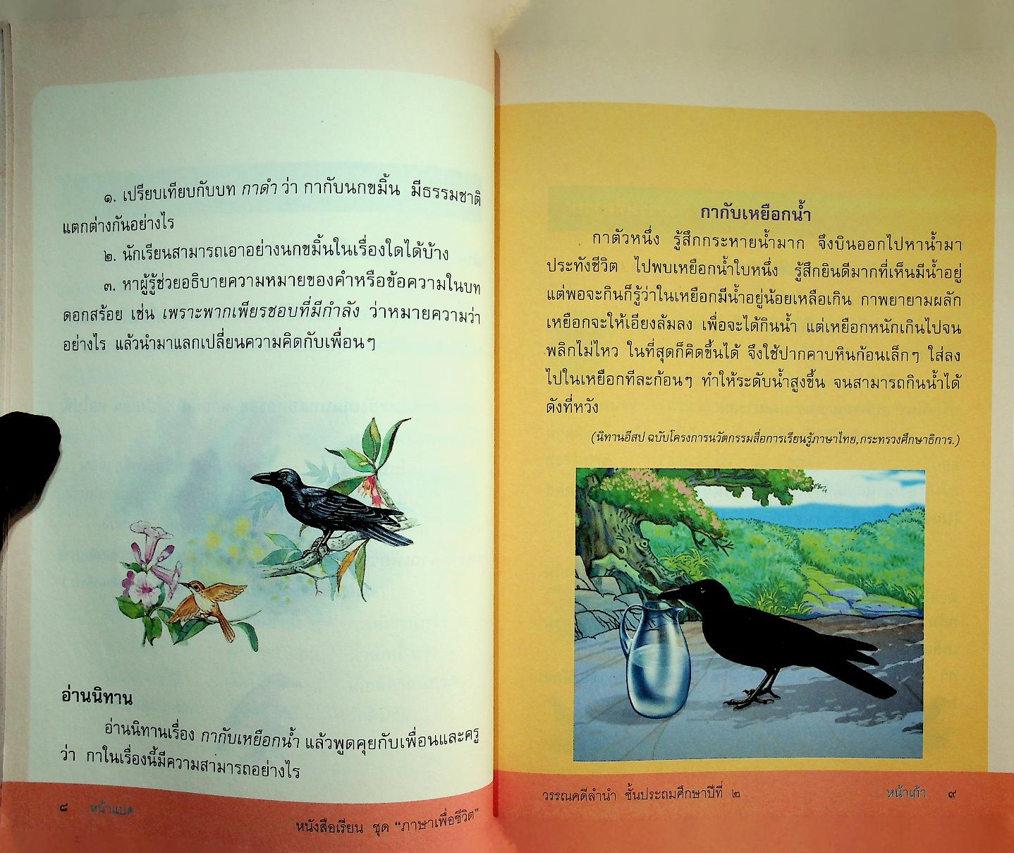 หนังสือเรียนสาระการเรียนรู้พื้นฐาน ชุด ภาษาเพื่อชีวิต วรรณคดีลำนำ ชั้นประถมศึกษาปีที่ ๒
