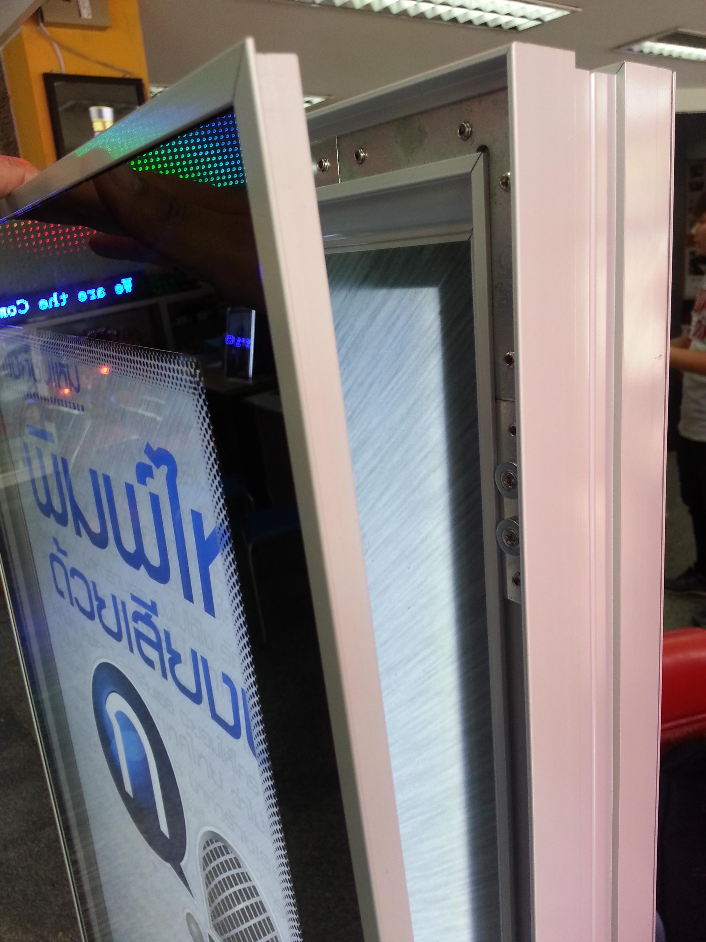 Slim light box ป้ายกรอบกระจายแสงพร้อมขาตั้ง รุ่นAS03