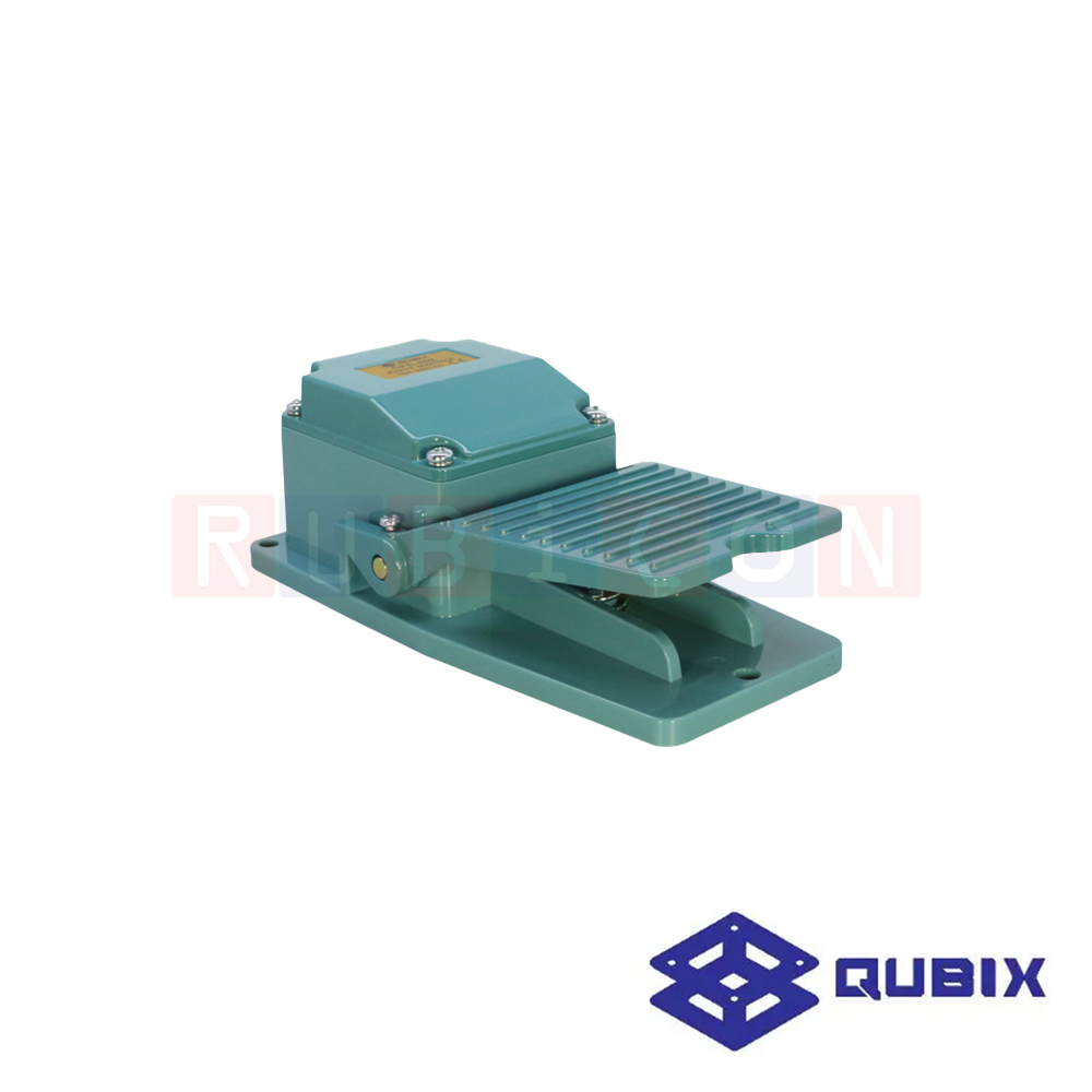 QUBIX CFS-402 สวิตช์เท้าเหยีบ 15A / 250V ACCESSORY CABLE GLAND (NO CABLE) ALUMINUM CAST (FOOT SWITCH)