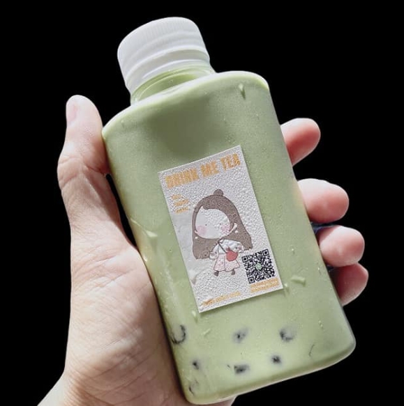 ขวดทรงแบนมิริน 200ml ป.30 แพค 150 ใบ