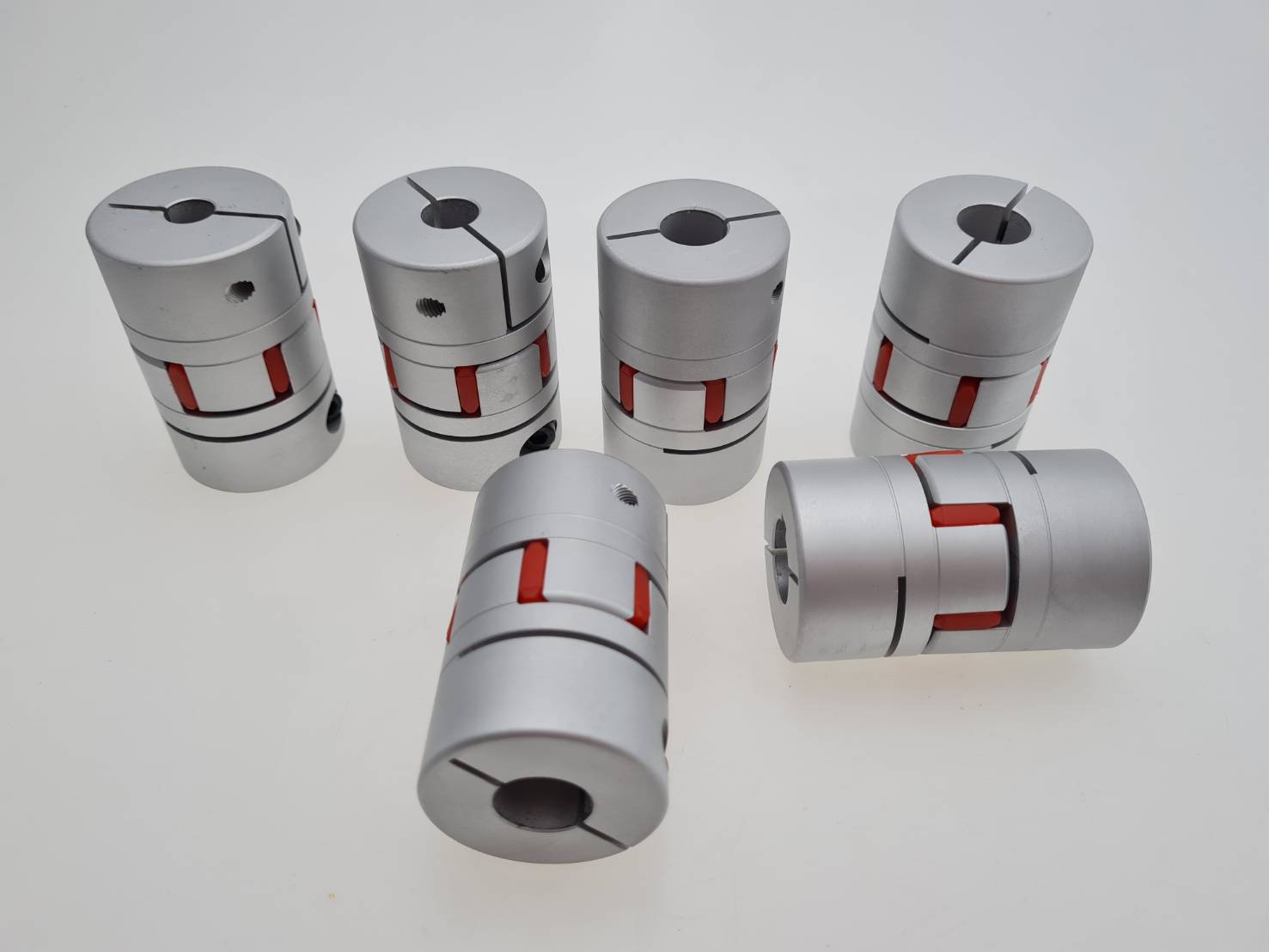 Jaw Coupling JM40C L65คัปปลิ่ง (ยอย)ประกบเพลา สำหรับเครื่อง CNC เครื่อง3D print และใช้ส่งกำลังเพลา ขนาด20มม ถึง 24 มม