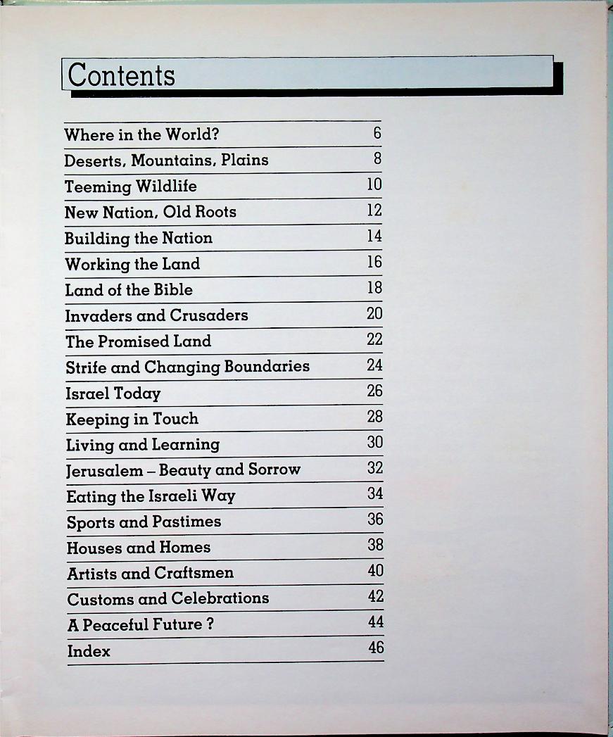 PEOPLE & PLACES Israel
