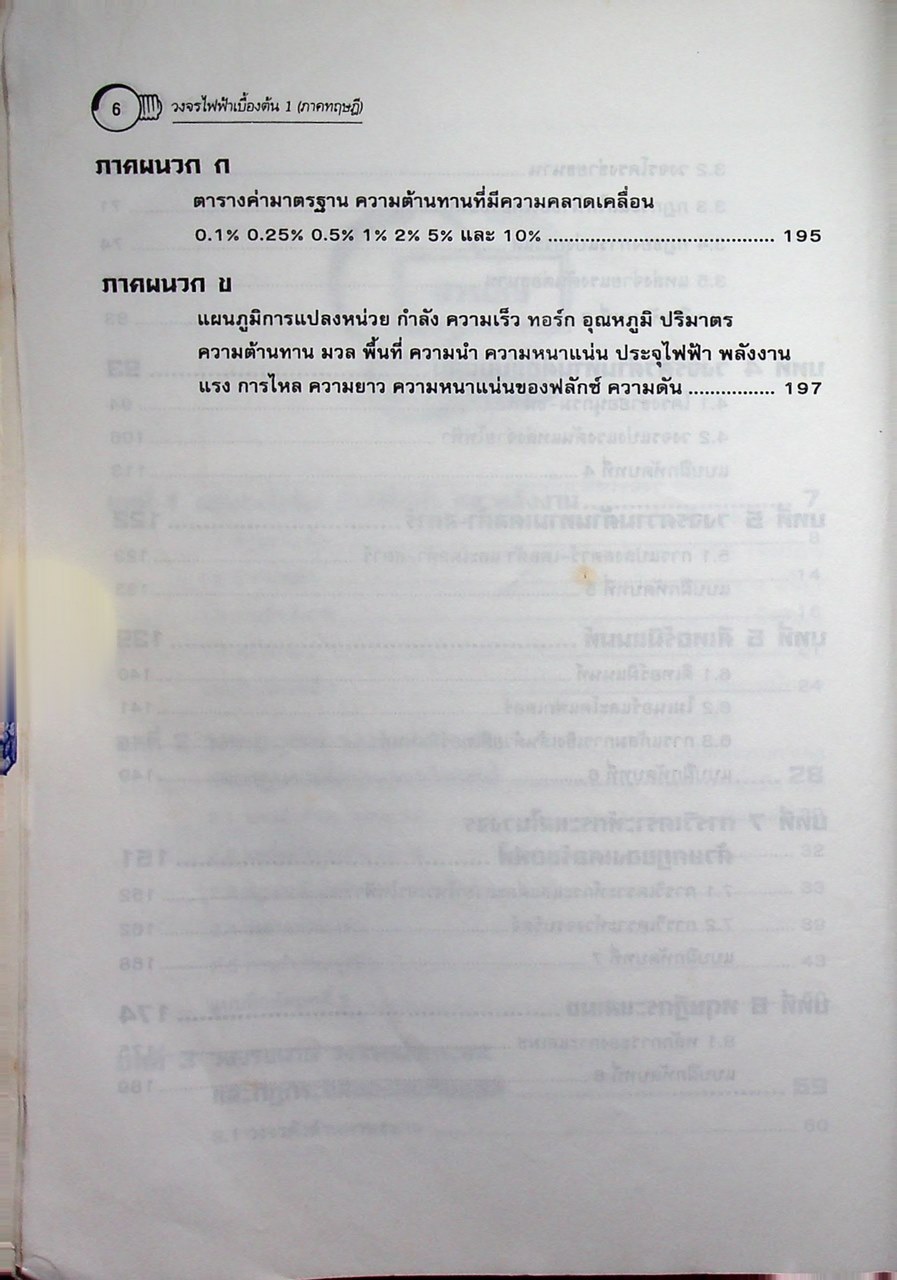 วงจรไฟฟ้าเบื้องต้น 1 (วงจรไฟฟ้ากระแสตรง) ภาคทฤษฎี
