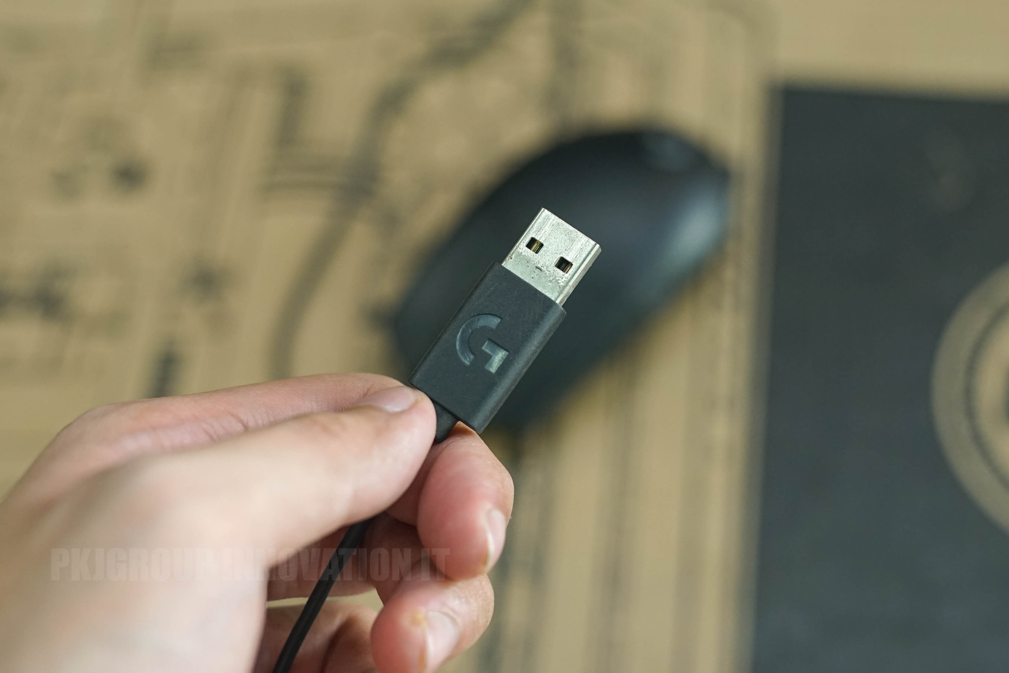 เมาส์เล่นเกมมือสอง Logitech G102 LIGHTSYNC BLACK