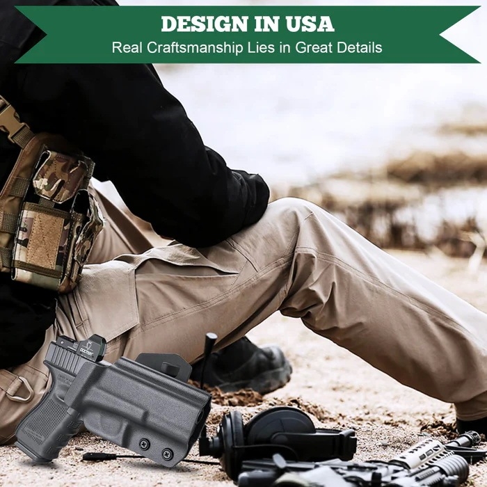 🇹🇭 1096 ไทยแลนด์ แทคติคอล ซองพกนอก KYDEX Warriorland Glock 19 Gen1-5