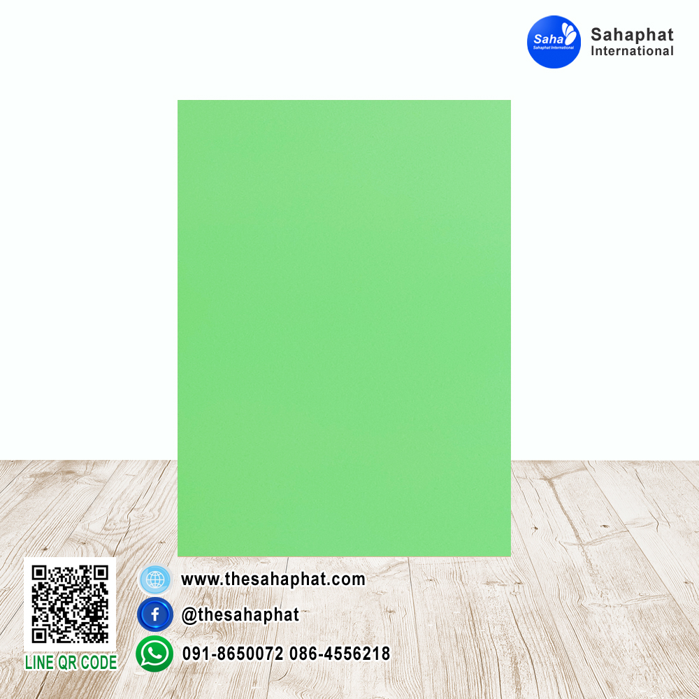 ปกเอ4 สีพื้น No.23 A4 หนา 180 แกรม บรรจุ 50 แผ่น