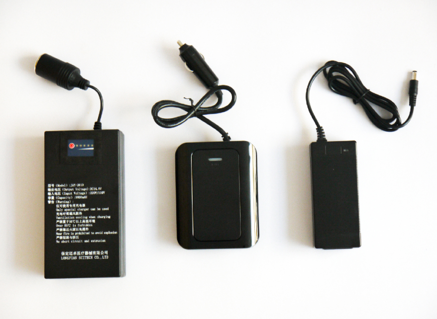 แบตเตอรี่ สำหรับเครื่องผลิตออกซิเจนพกพา Longfian รุ่น Jay-1 พร้อม inverter