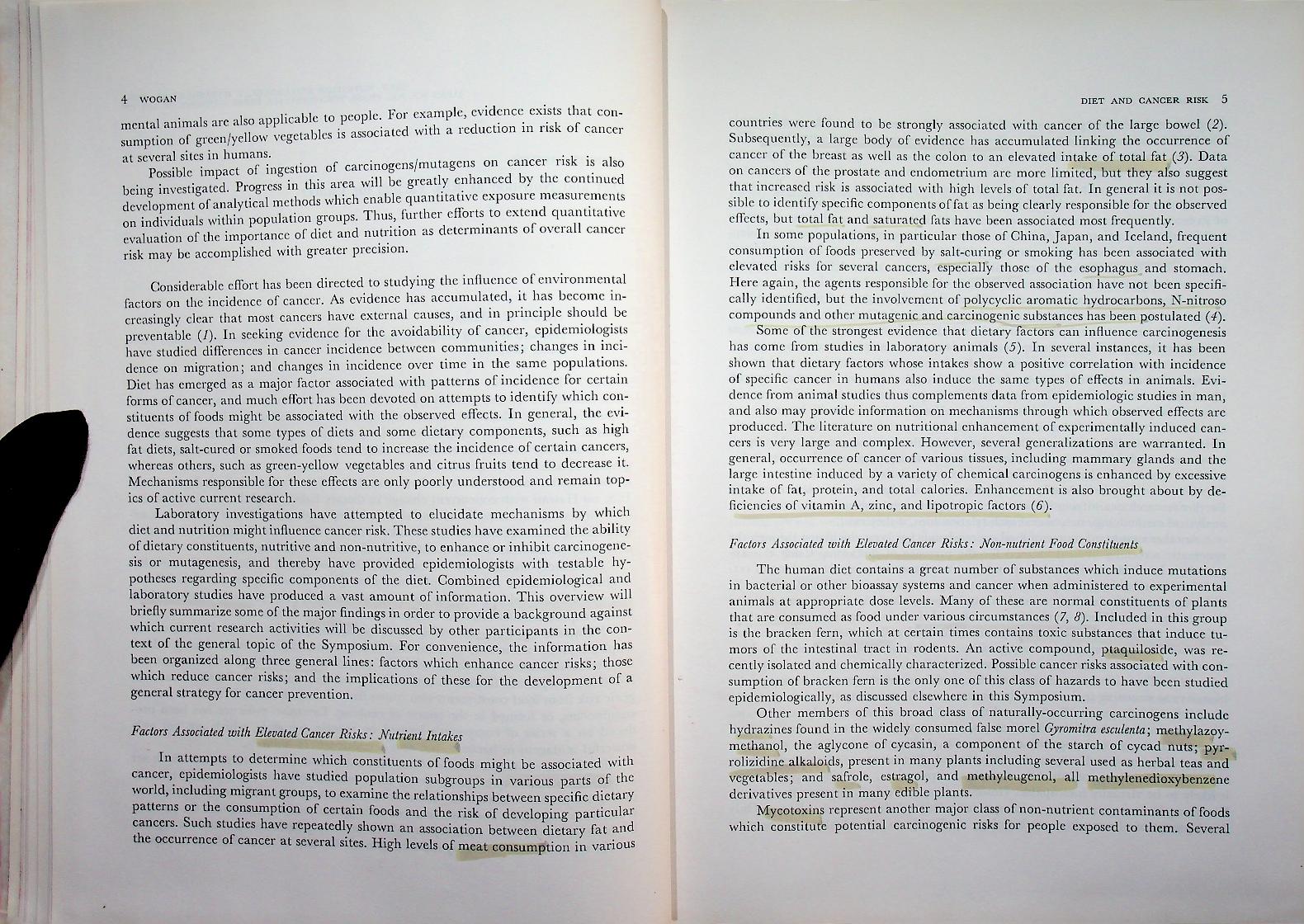 DIET, NUTRITION AND CANCER 16